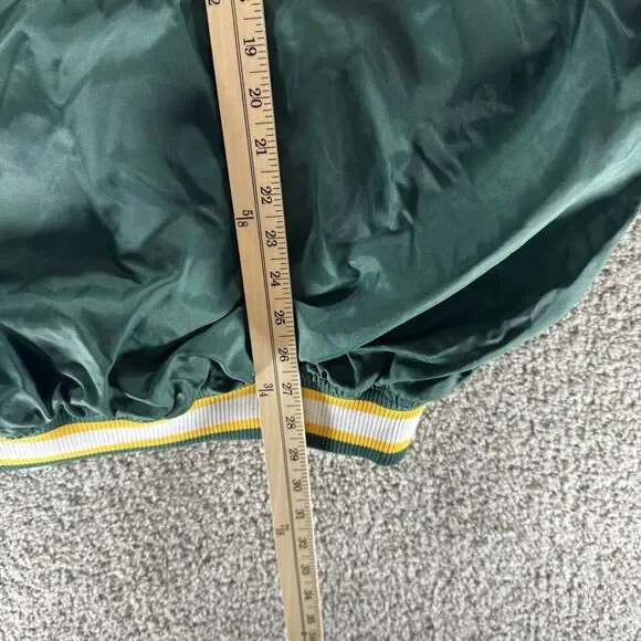 Vintage Green Bay Packers Starter Pro Line Pullover Lined Windbreaker Jacket XL